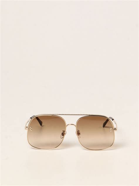 Stella Mccartney Metal Sunglasses Gold Stella Mccartney Eyewear Sc40005u Online On Gigliocom