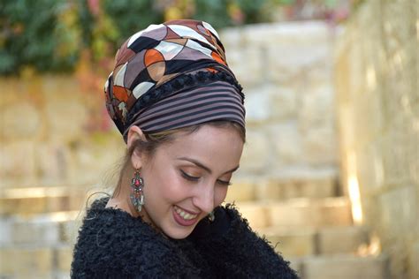sixties return headscarf tichel hair snood head scarf head etsy