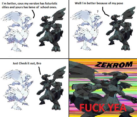 Reshiram Vs Zekrom By Nartnoom On Deviantart