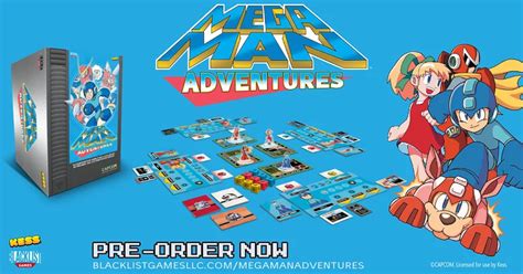 Rockman Corner Mega Man Adventures Official Tabletop Game Announced