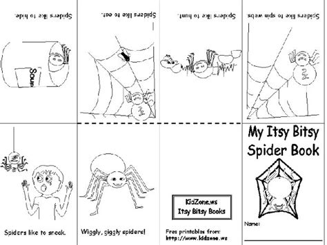 Itsy Bitsy Spider Free Printables