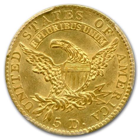 Buy 18143 5 Capped Bust Gold Half Eagle Ms 62 Pcgs Apmex