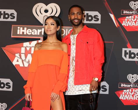 Confirmed A Very Pregnant Jhene Aiko Steps Out With Big Sean Couple