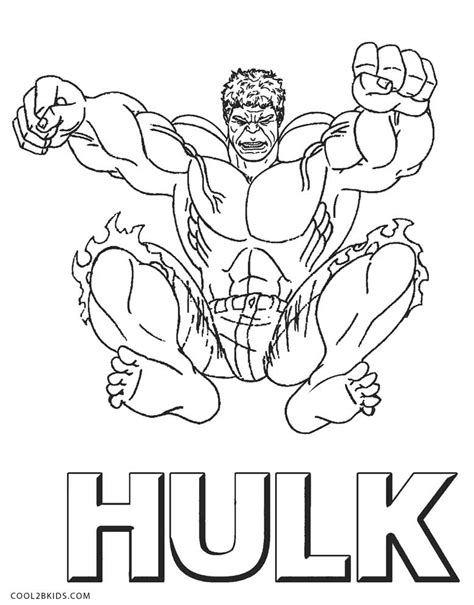 Free Printable Hulk Coloring Pages For Kids Cool2bkids