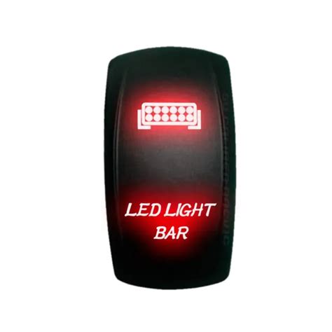 Illuminated Rocker Switch Led Light Bar Utv Rzr Turbo Maverick X3