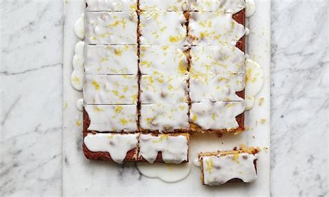 Mary Berry Classic Double Lemon Traybake Daily Mail Online