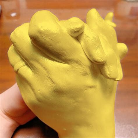 3d Hand Casting Kit For Couples Adults Keepsake Diy Plaster Statue Cast Kit Ebay