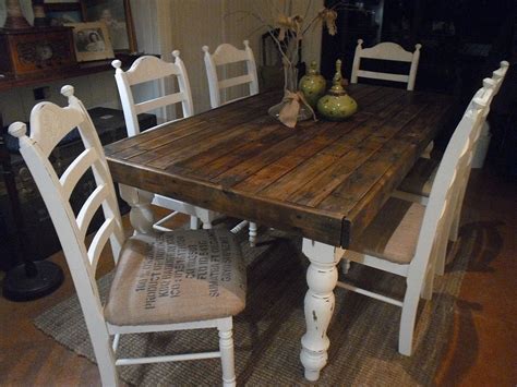 Rustic pedestal farmhouse table with benches carbon gray with pure white base dining set and ana white used various #minwax stain and finish products along with milk paint to complete this. Hometalk | Pallet Wood Farmhouse Dining Table
