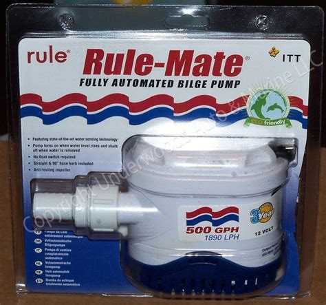 Purchase Rule Mate Gph Automatic V Bilge Pump In Davison