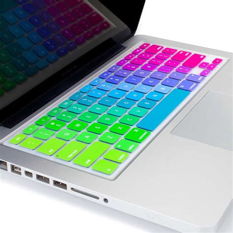 Kuzy Rainbow Silicone Skin Keyboard Cover For Macbook Noveltystreet