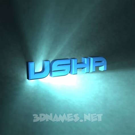Download Usha 3dname Wallpapertip