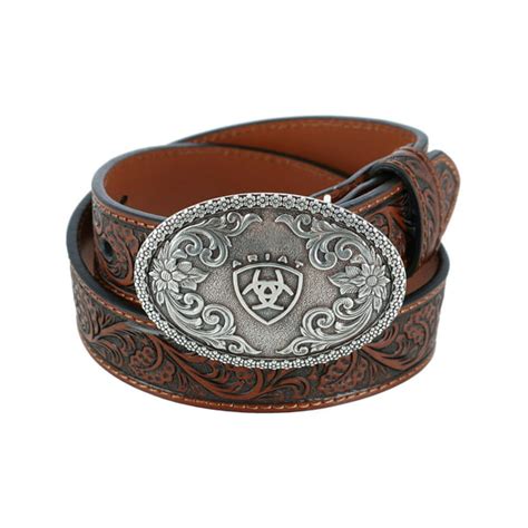 Ariat Ariat Boys Tooled Western Belt With Removable Buckle Walmart