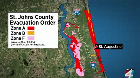 Evacuations Ordered For 3 Zones In St Johns County YouTube