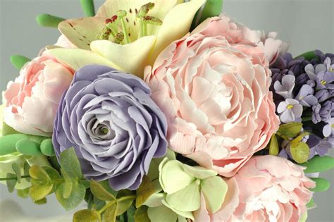 Check spelling or type a new query. Wedding bouquet peony Lilies lilac Made By Order. $175.00 ...