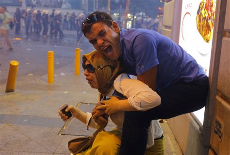 Protesters Clash With Police After Bombing In Turkey