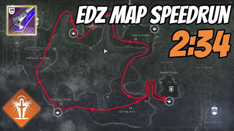Destiny 2 Edz Map Speedrun In 234 Youtube