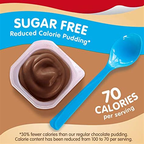 Snack Pack Sugar Free Chocolate Pudding Cups Keto Friendly 4 Count