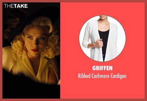 Scarlett Johansson Griffen Ribbed Cashmere Cardigan From Hail Caesar