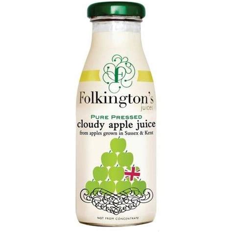 Buy apple juice online at thrive market. Folkingtons Juices Pure Pressed Cloudy Apple Juice 250ml | Approved Food