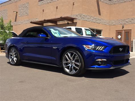 2015 Mustang Gt Convertible Deep Impact Blue And It Does Look Like This