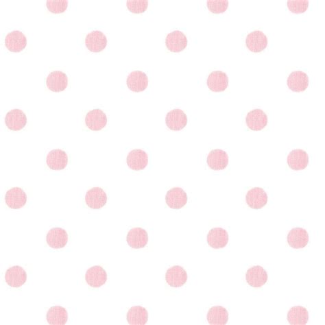 White And Pink Polka Dot Cradle Sheet In Polka Dots Wallpaper