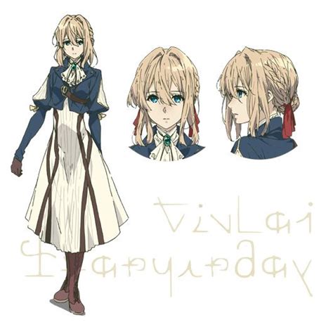 Violet Evergarden Anime Cast And Character Designs Revealed Otaku Tale