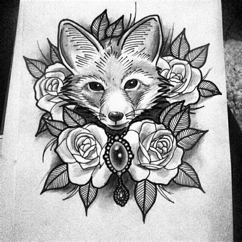 Cute Fox Tattoo Tattoo Femeninos Tier Tattoo Tattoo Wolf Tattoo