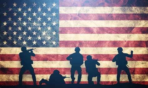 Images Of American Flag With Soldiers Imageki