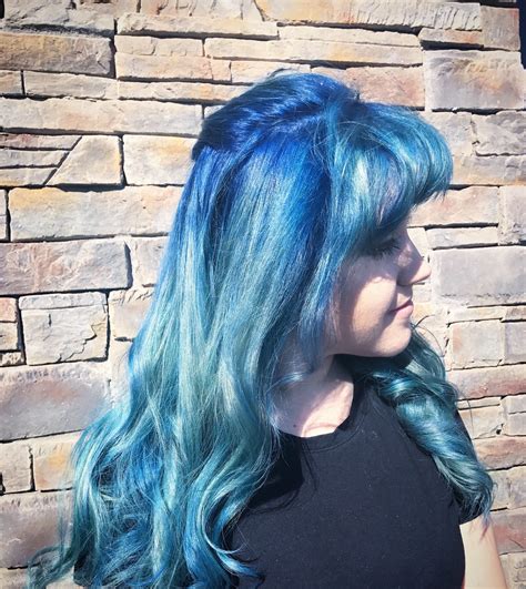 Fantasy Hair Mermaid Hair Pulp Riot Blue Hair Ombré Blue Ombre Hair