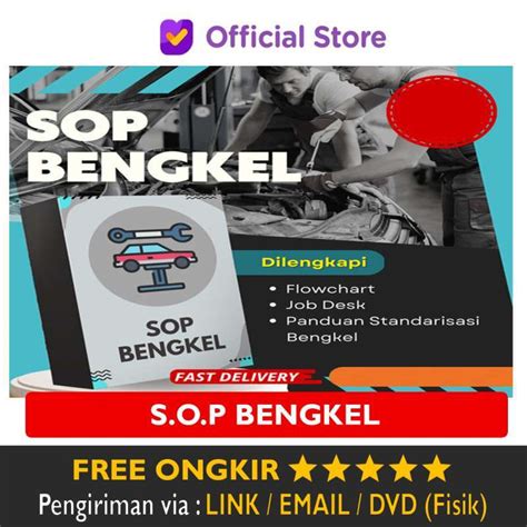 Promo SOP Bengkel Service Spare Part Flow Chart Job Desk