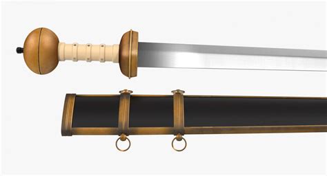 Roman Gladius Short Sword With Sheath 3d 3d Molier International