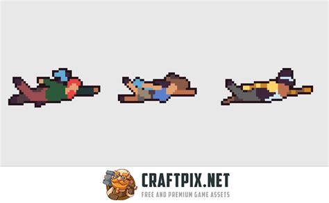 Free Swimming Characters Animation Pixel Art