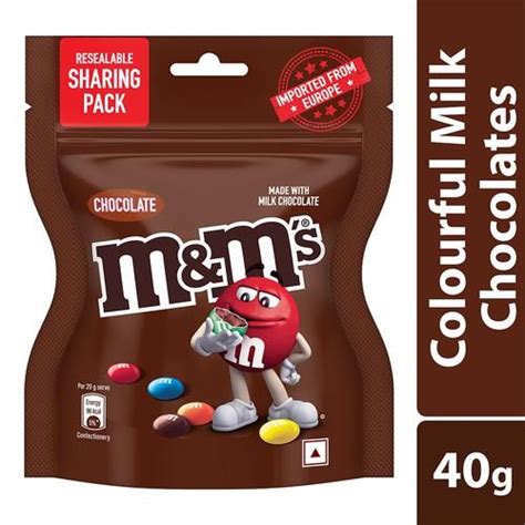 Buy Mandms Milk Chocolate Candies Resealable Sharing Pack Online At