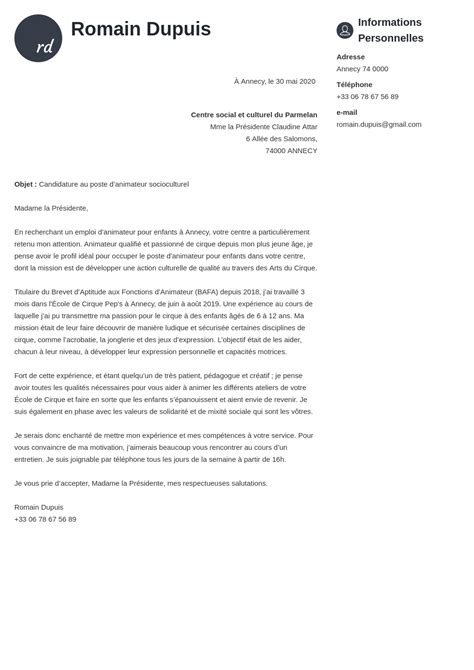 Lettre De Motivation Animation Mairie Soalan Az Vrogue Co