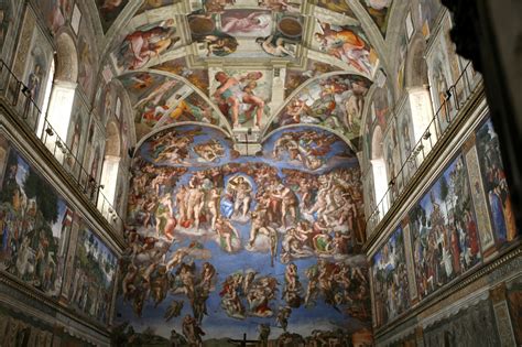 The Ceiling Of Sistine Chapel Shelly Lighting