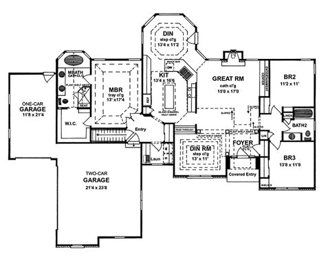 Morgan Cliff Country Ranch Home Plan 034d 0067 House