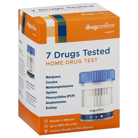 Drugconfirm 7 Drugs Tested Home Drug Test 99 Accurate
