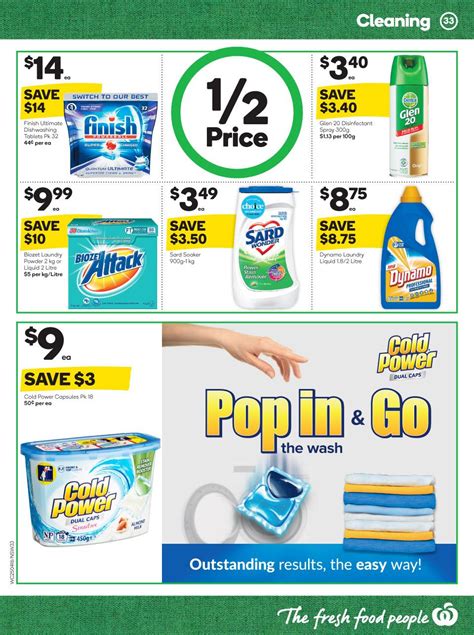 The latest version of the newsletter is needed. Woolworths Catalogue 25 Apr - 1 May 2018 (Page 33)