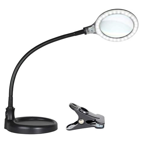 Brightech Lightview Pro Flex Led Magnifying Lamp 2 In 1 Clamp