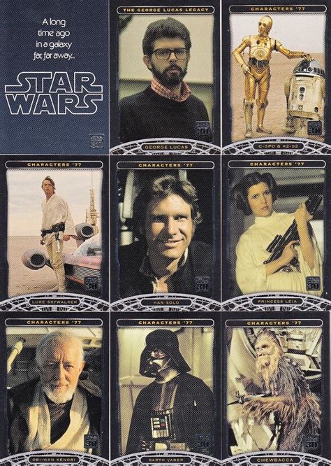Star Wars 30th Anniversary 2007 Topps Complete Base Card Set Of 120 At