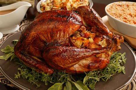 classic roast turkey with herbed stuffing and old fashioned gravy epicurious