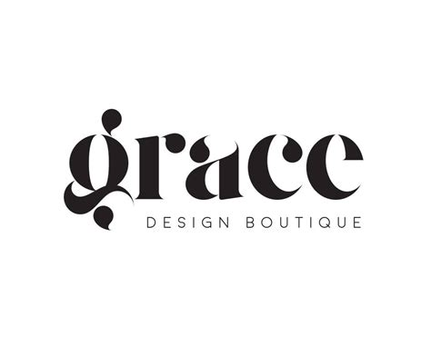 The Word Grace Is Written In Black And White On A White Background With