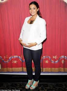 Not Long Now Mario Lopezs Wife Courtney Shows Off Her Growing Bump As