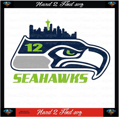 Seattle Seahawks Design Use With Your Silhouette Studio Dxf Files Svg