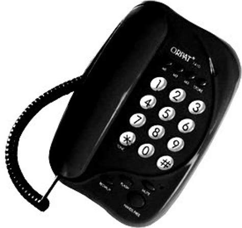 Orpat 1410 Corded Landline Phone Black Price In India Specifications
