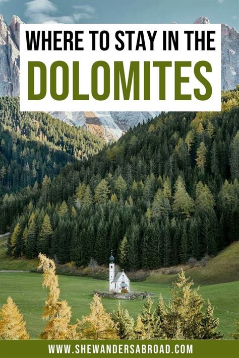 Where To Stay In The Dolomites Best Areas And Hotels Dolomites Italy