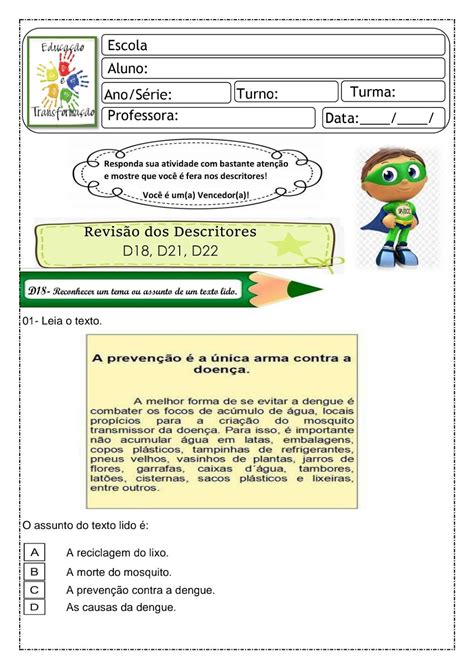 Atividade De Generos Textuais