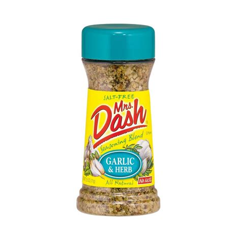 Mrs Dash Garlic And Herb Seasoning 71g 25oz American Food Mart