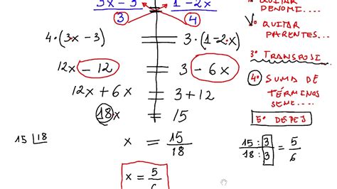 Ecuaciones De Dos Pasos Con Decimales Y Fracciones Youtube 442