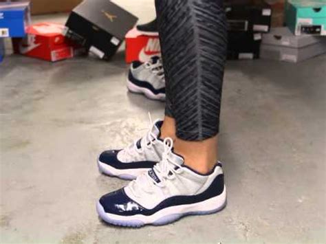 For this reason, the competitor must find an appropriate sneaker determined by the running style as well as the stature. Ladies Air Jordan 11 Retro Low "Georgetown" On-Feet Video ...